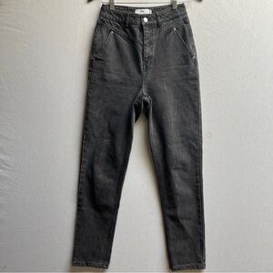 Twik Visions Organic Cotton Coupe Indie Button Fly Gray Denim Jeans Sz 26